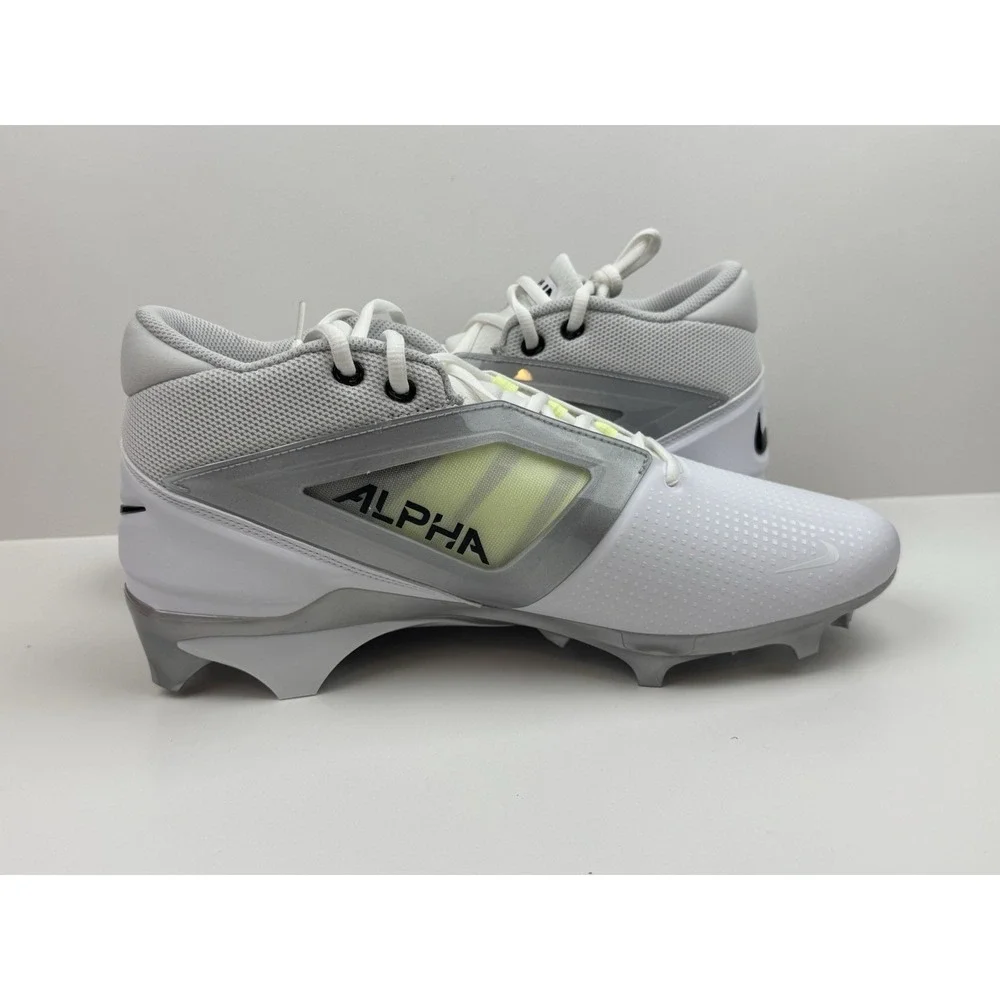 Nike‎ Alpha Menace 4 Pro Men's 12 Football Cleats White/Photon Dust FD7037-100
